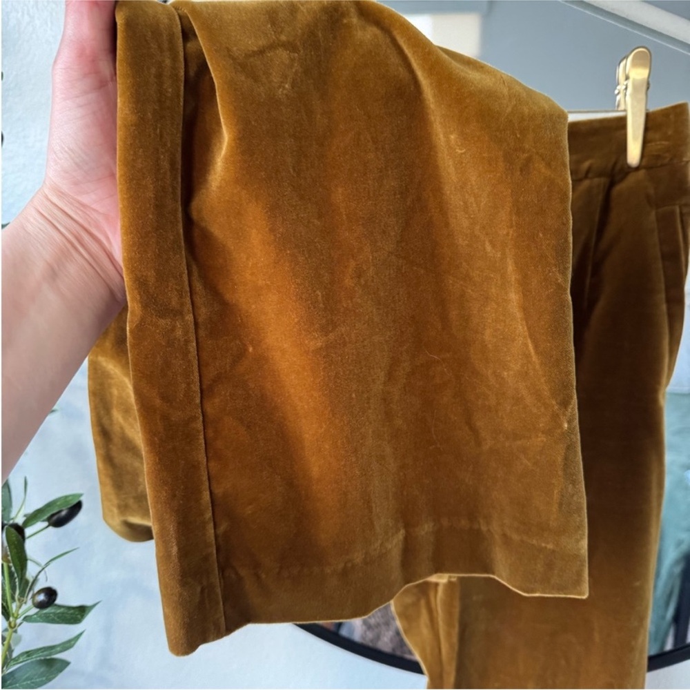 Sezane Martin Velvet Trousers, Curry Gold, Women’s 4 (36) - Picture 5 of 8